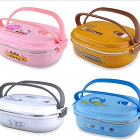 Celebrate Prints: Insulated Metal Lunch Box 